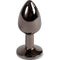 secretplay plug anal en gunmetal petite taille 7 cm
