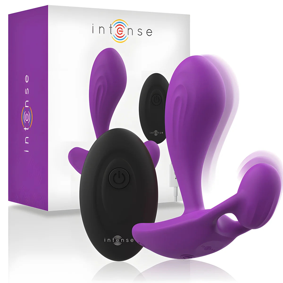intense telecommande anal shelly plug violet