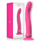 intense gode vibrateur en silicone rose michelangelo