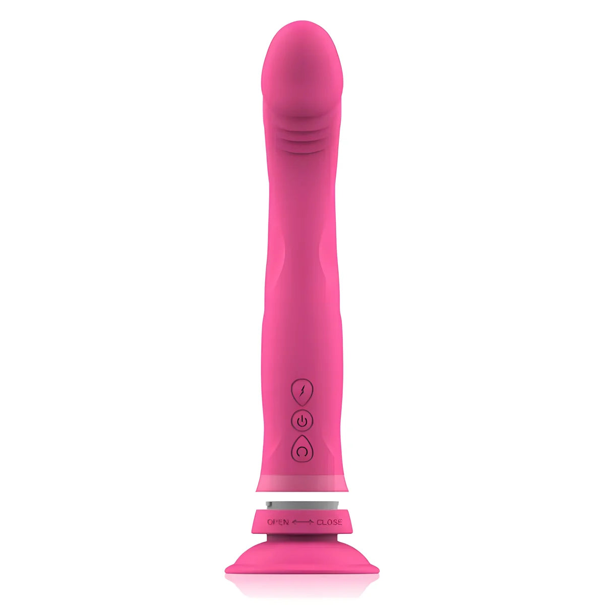 intense gode vibrateur en silicone rose michelangelo