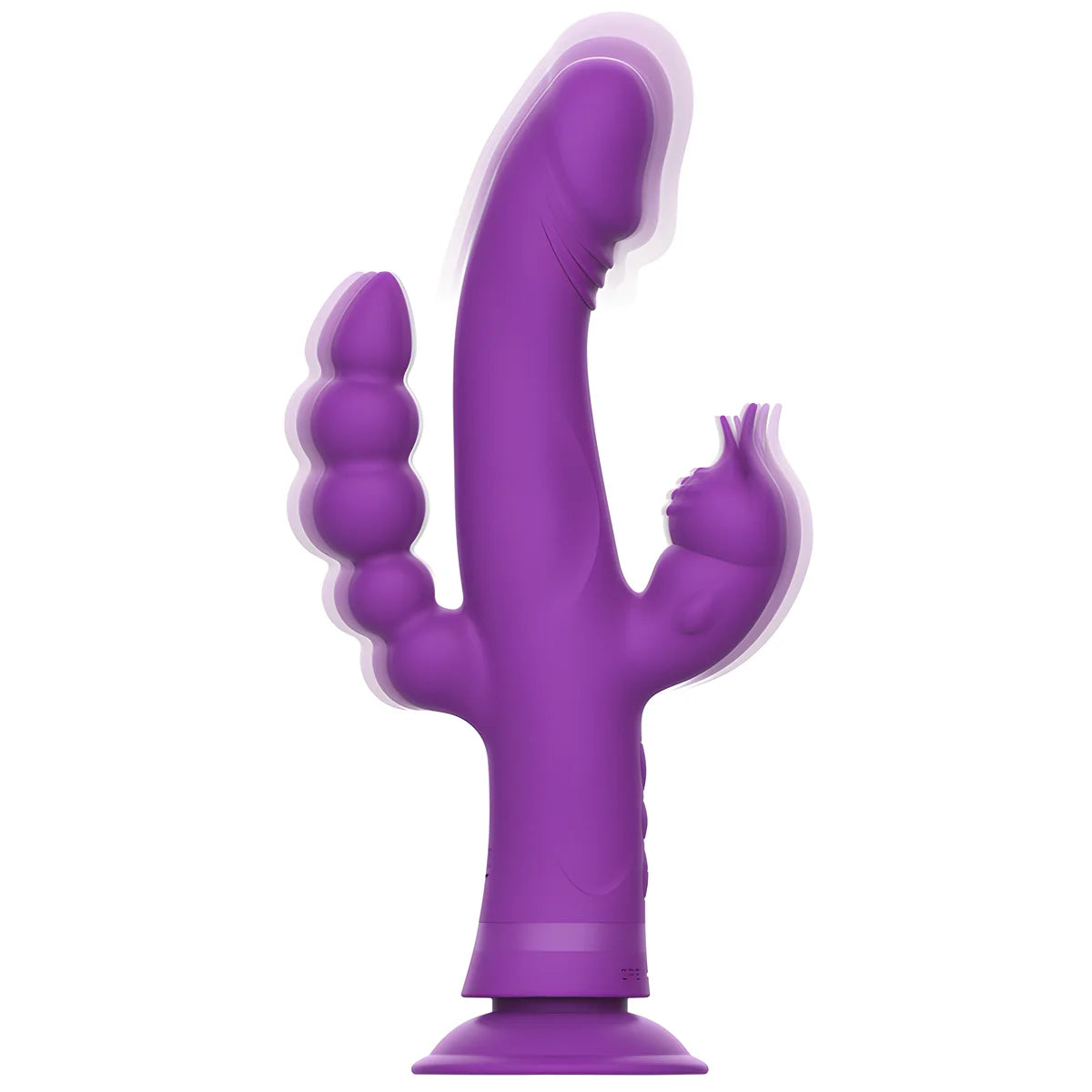 intense vibrateur en silicone casanova rabbit triple moteur violet