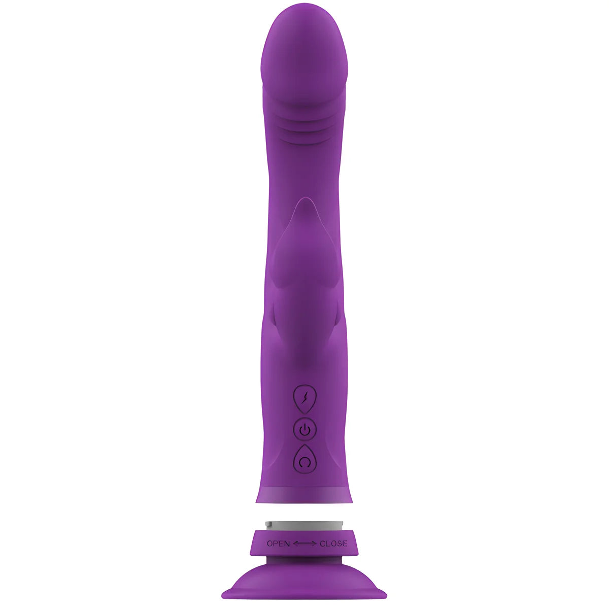 intense vibrateur en silicone casanova rabbit triple moteur violet