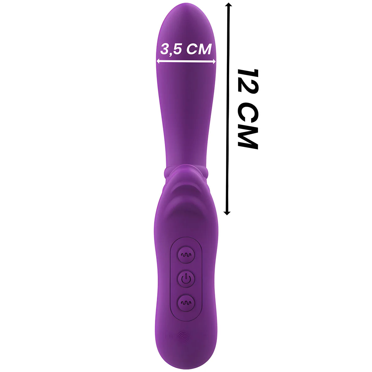 intense vibrateur flexible harry avec langue violet