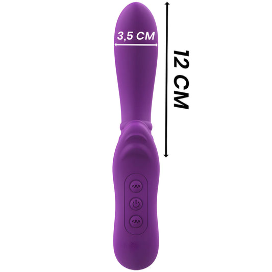 intense vibrateur flexible harry avec langue violet