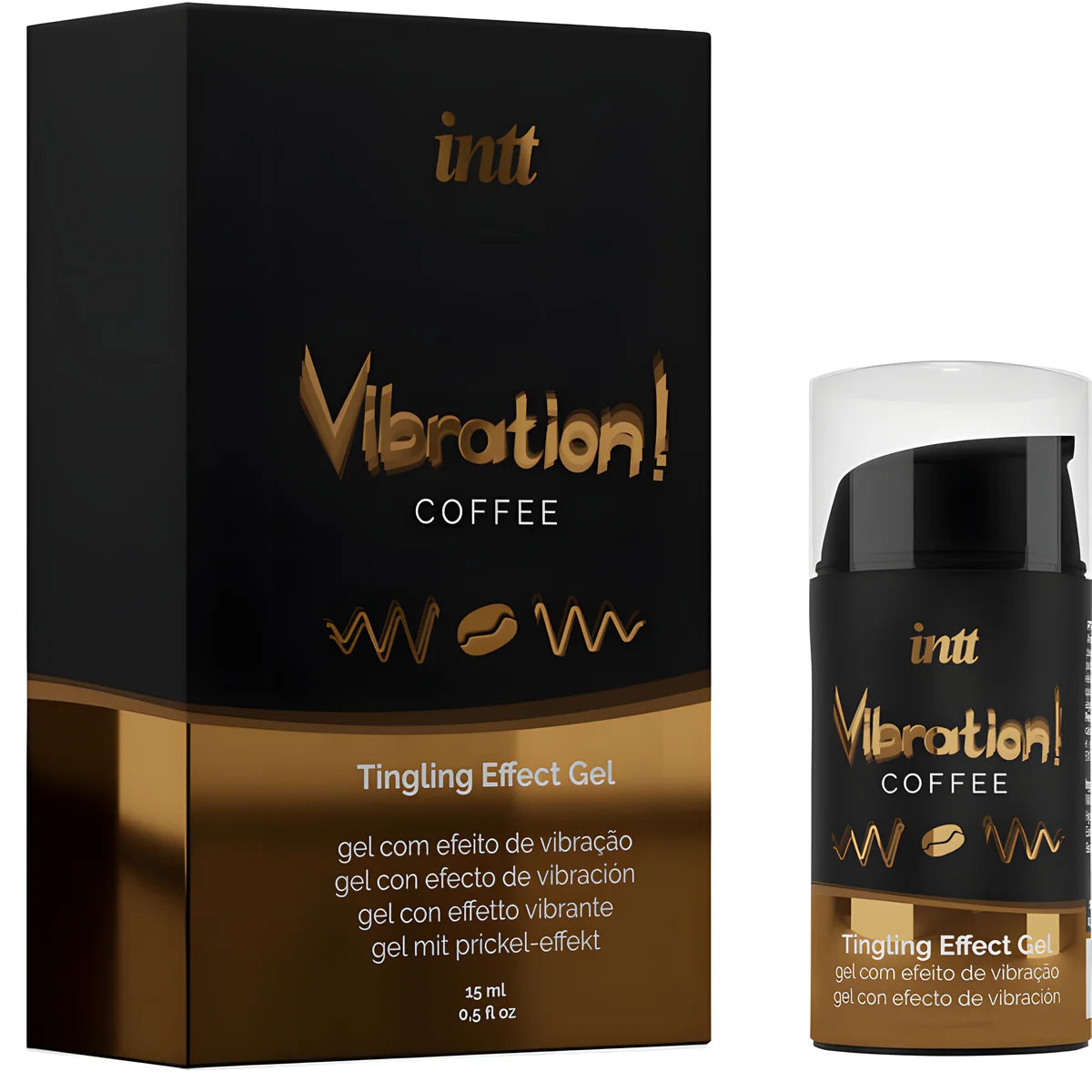 intt puissant gel vibrant liquide stimulant intime caf 15ml