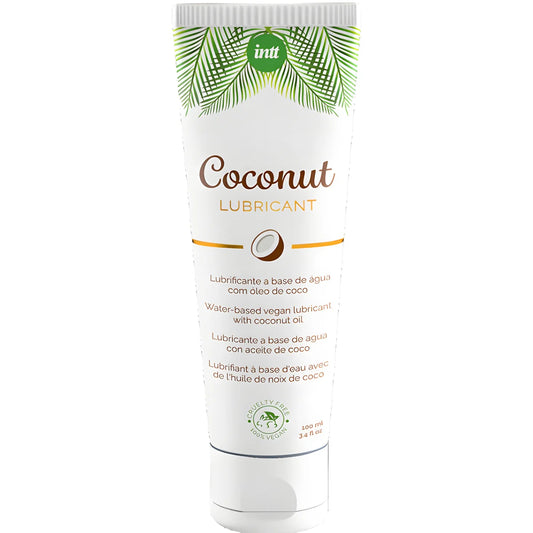 intt lubrifiant vegetalien base deau au saveur intense de noix de coco