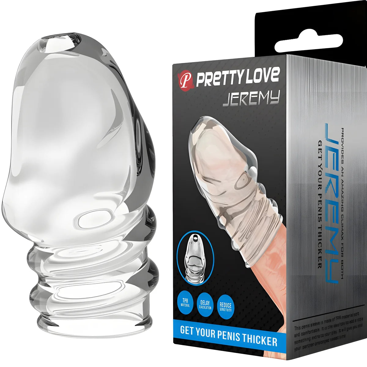 pretty love jeremy penis transparent plus epais