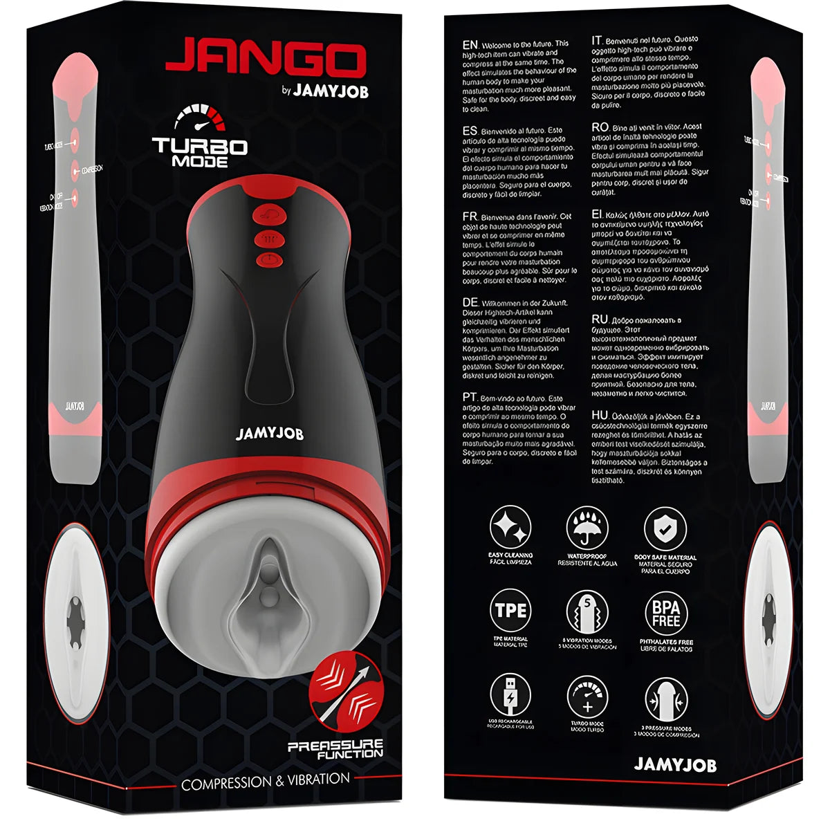 jamyjob masturbateur compression et vibration jango