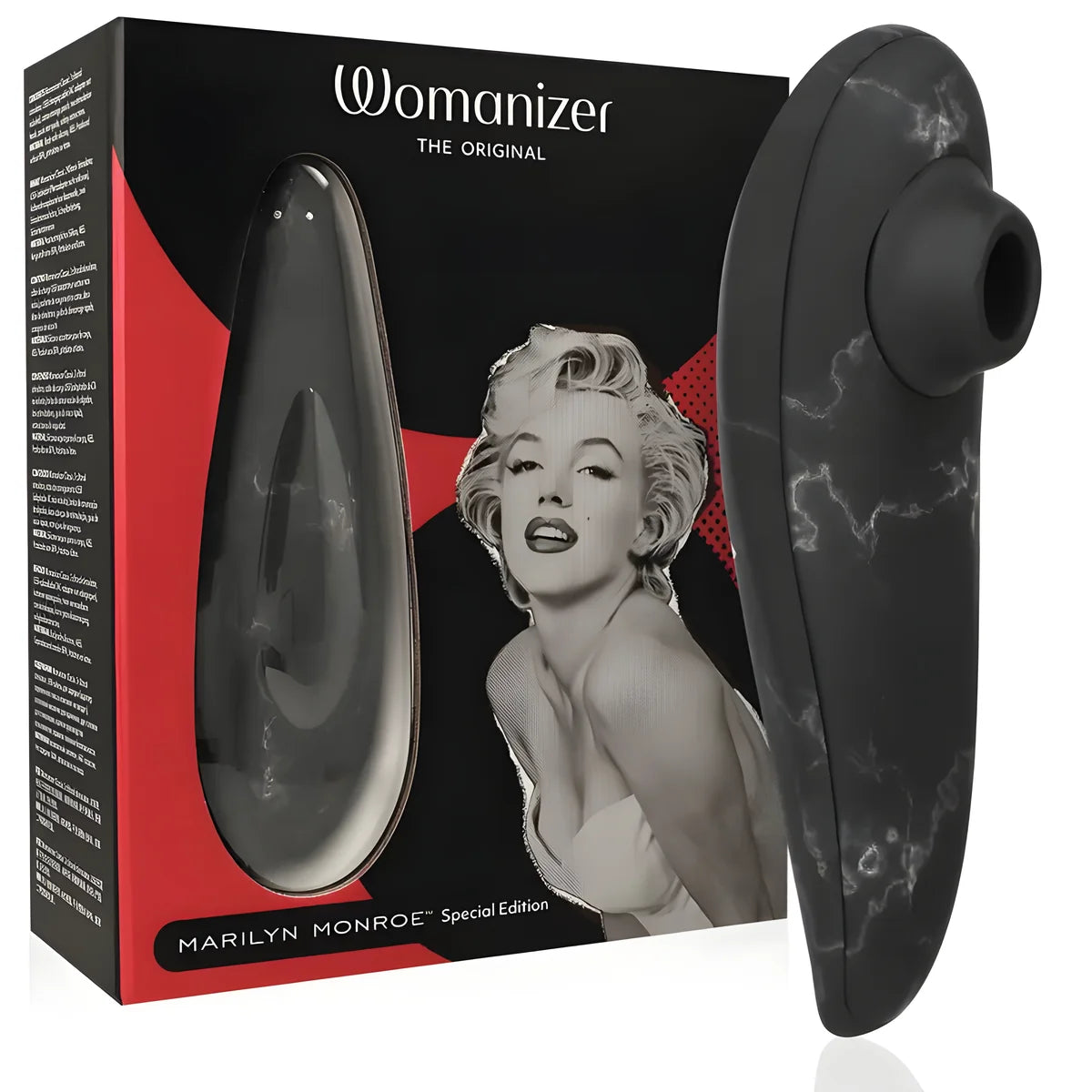 womanizer marilyn monroe classic 2 stimulateur clitoral marbre noir