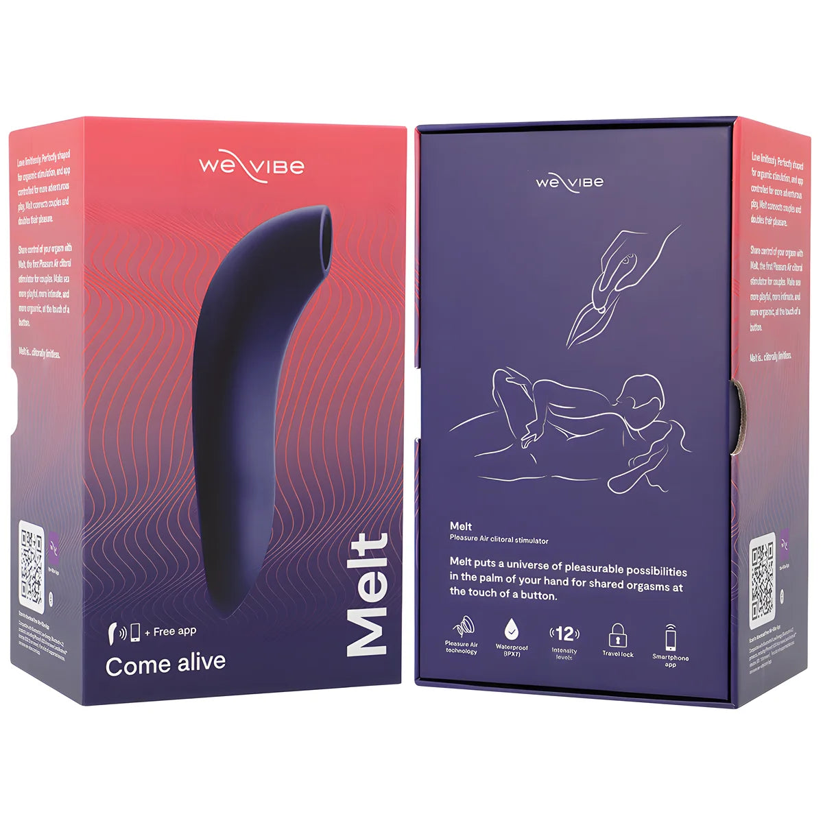 we vibe stimulateur de clitoris melt bleu minuit
