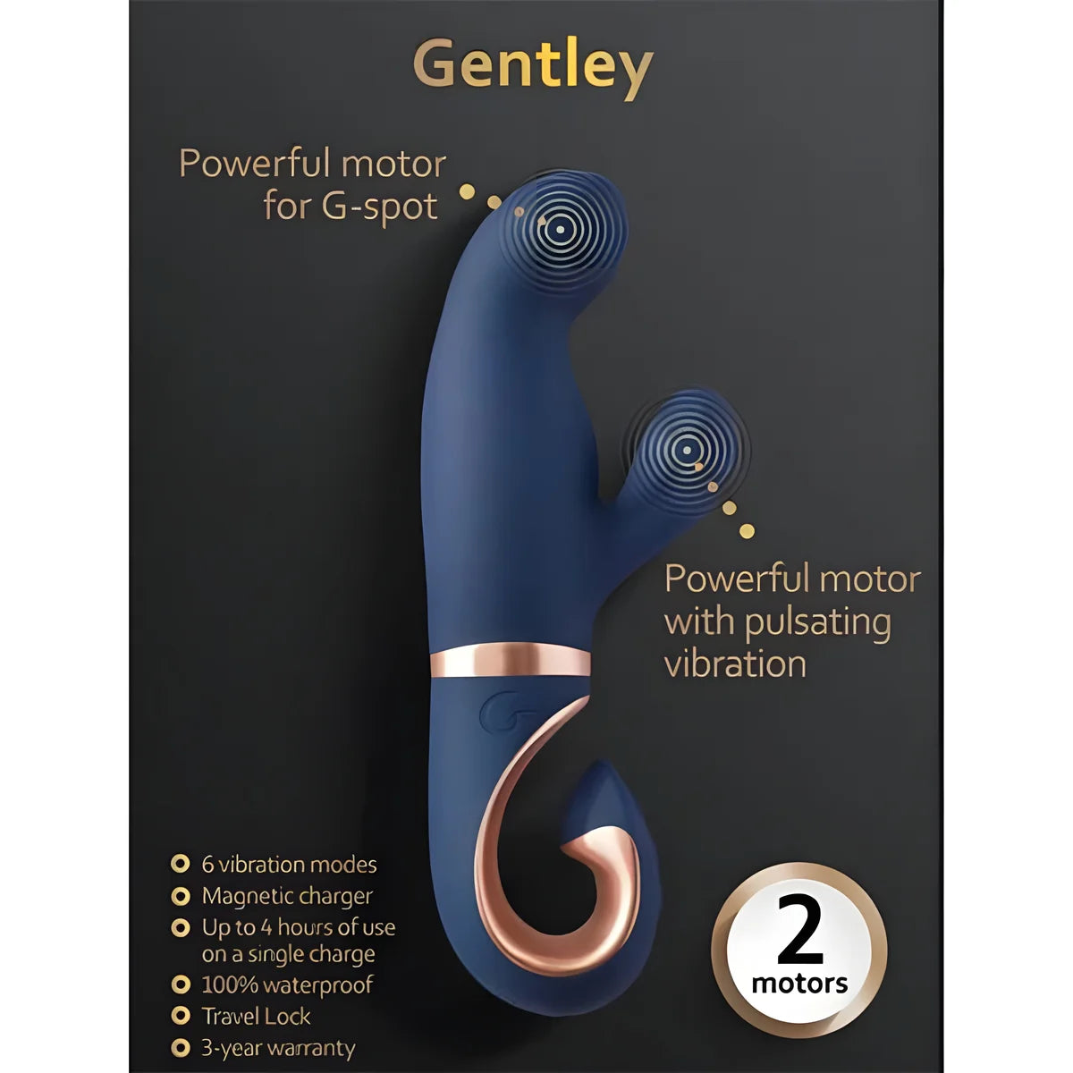 g vibe gentley g spot vibe bleu caraibe
