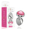 intense plug anal en metal aluminium coeur rose taille m