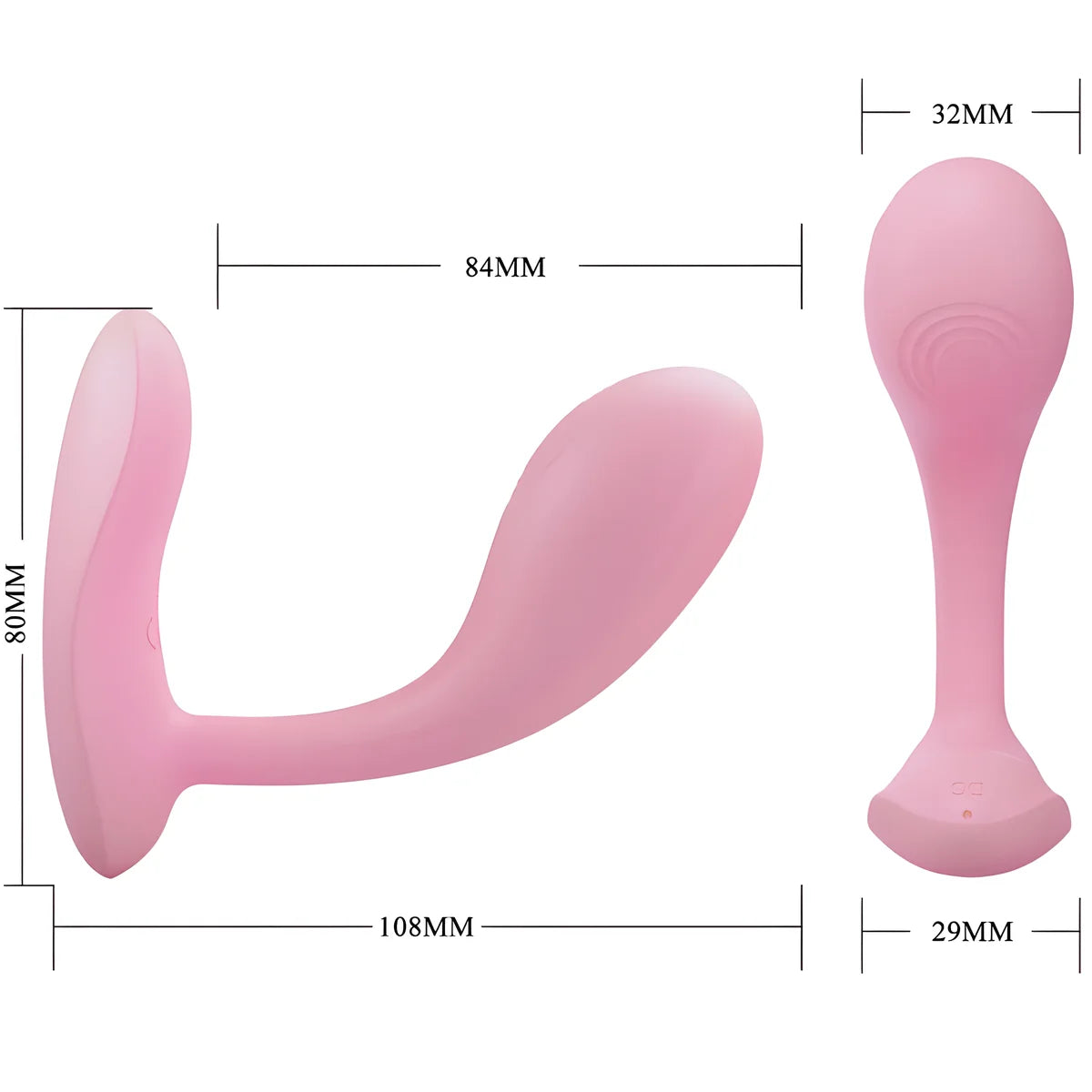 pretty love baird application g spot 12 vibrations rechargeable rose