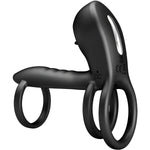 PRETTY LOVE - GAINE PÉNIS JAMMY 12 VIBRATIONS AVEC LANGUE EN SILICONE RECHARGEABLE - Vignette | Adopt1toy