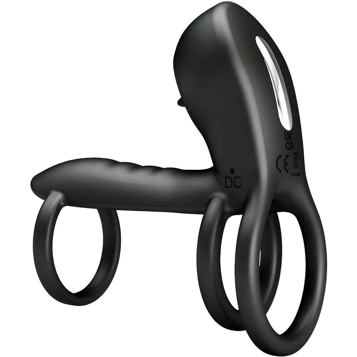 pretty love gaine penis jammy 12 vibrations avec langue en silicone rechargeable
