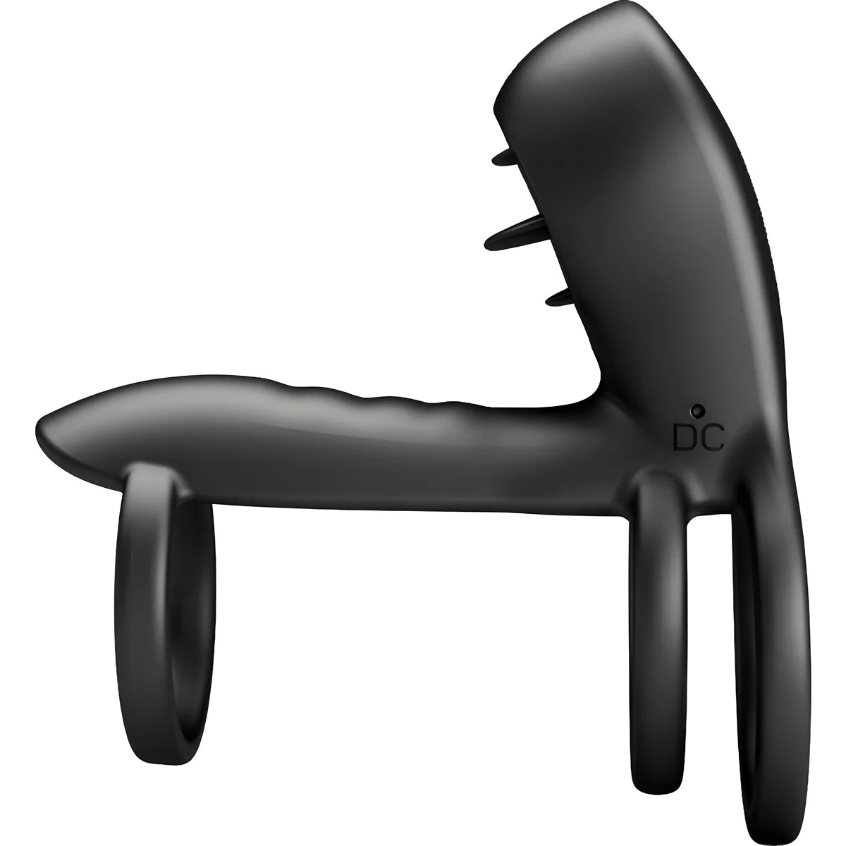 pretty love gaine penis jammy 12 vibrations avec langue en silicone rechargeable