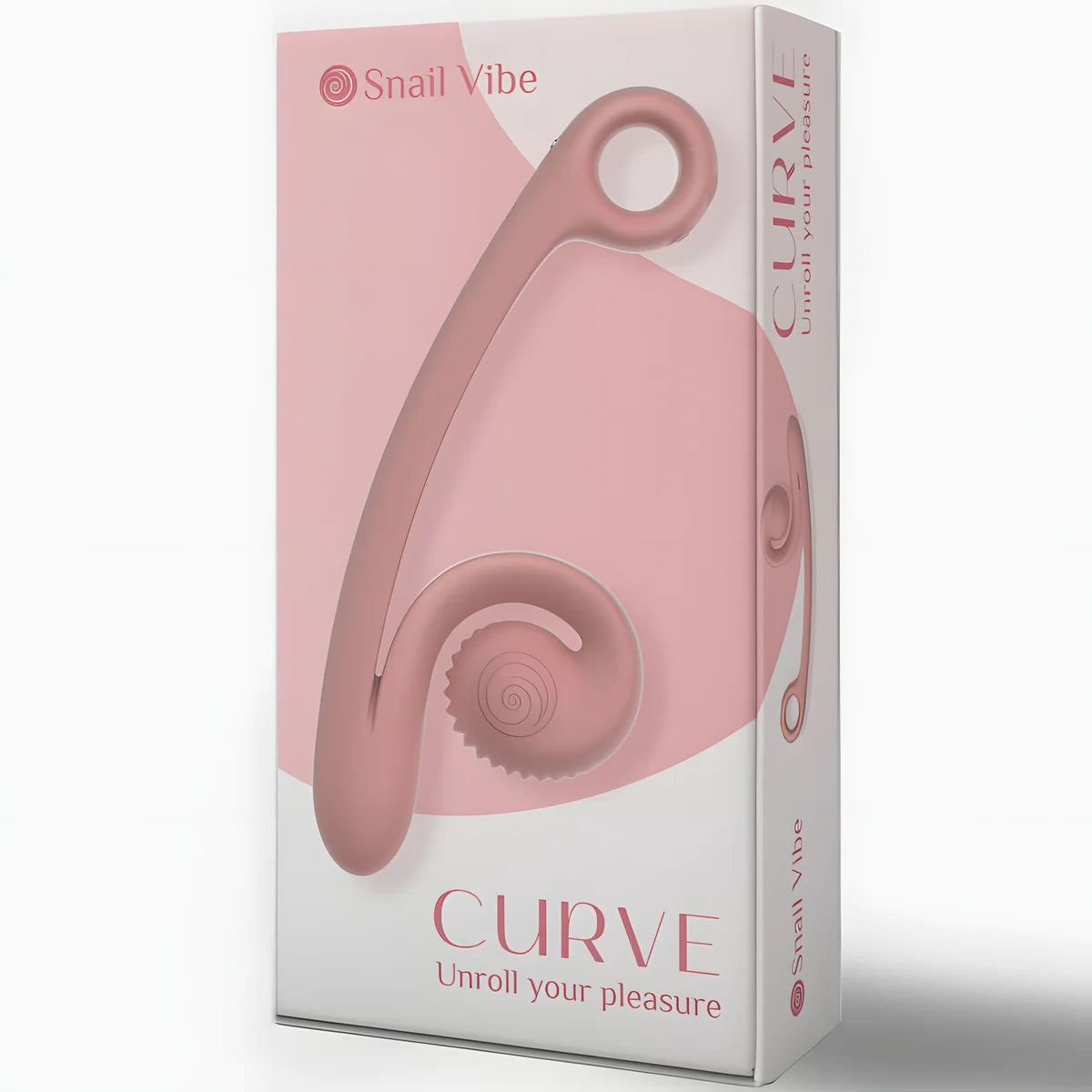 snail vibe vibrateur curve rose