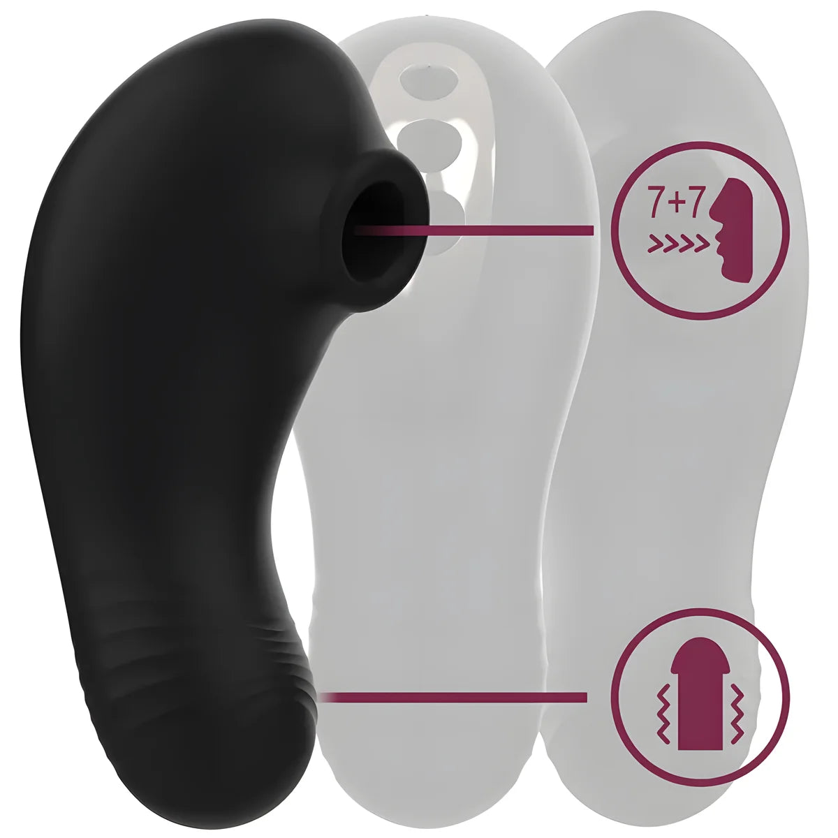 rithual stimulateur de clitoris de poche shushu pro 2 moteurs jet puissants