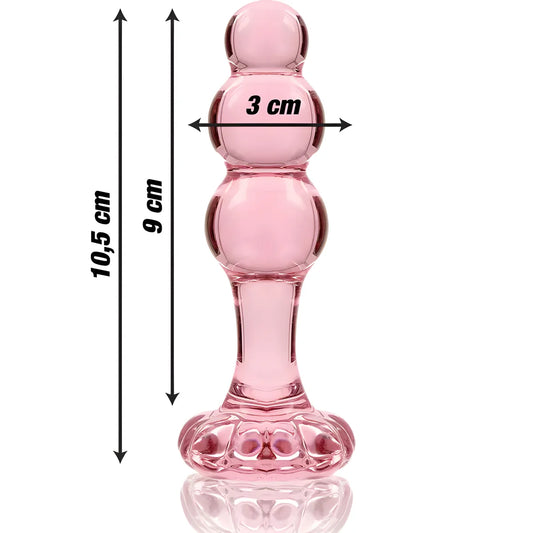 nebula series by ibiza modele 1 bouchon en verre borosilicate transparent 10 5 cm o 3 cm