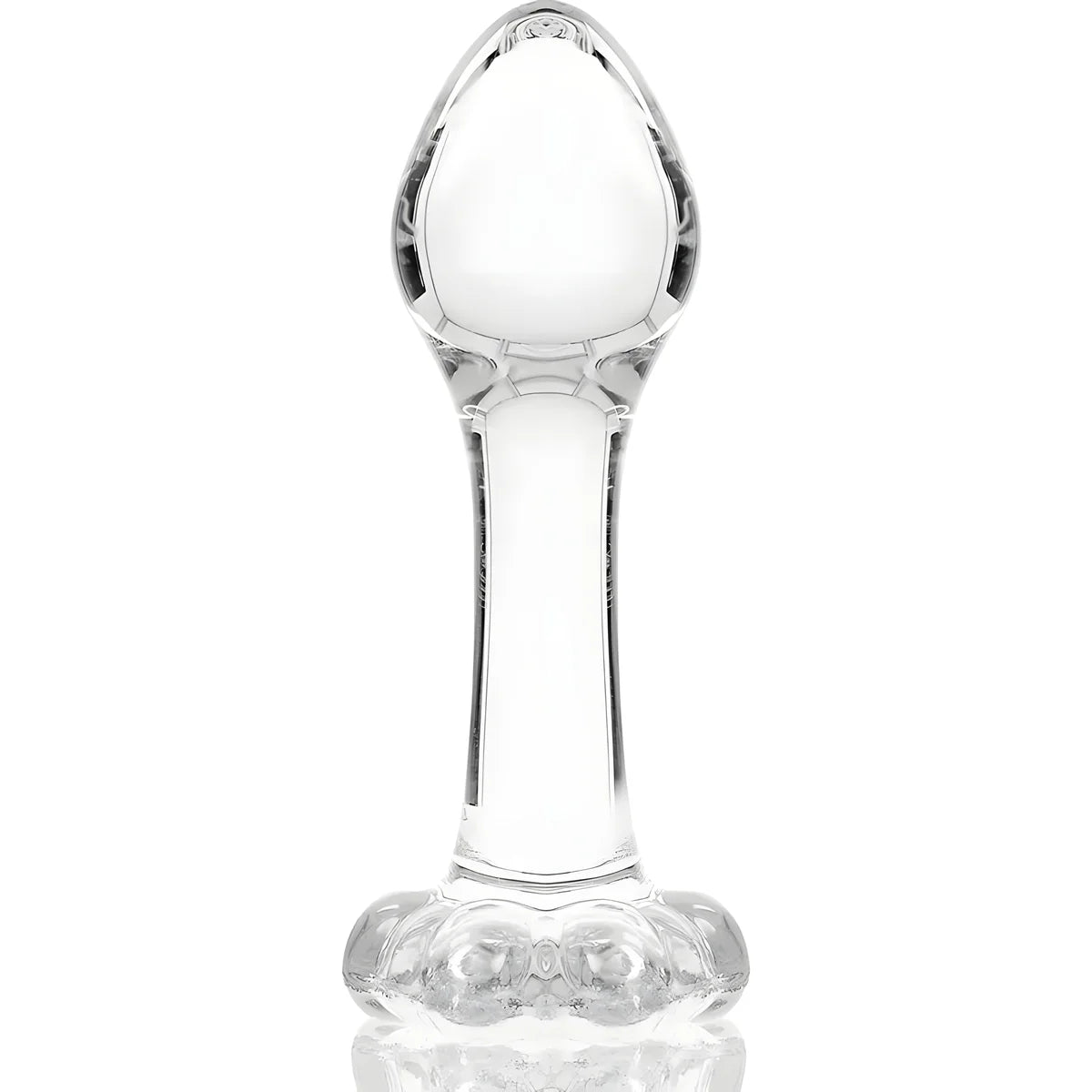 nebula series by ibiza plug anal modele 2 verre borosilicate clair 11 cm o 3 5 cm