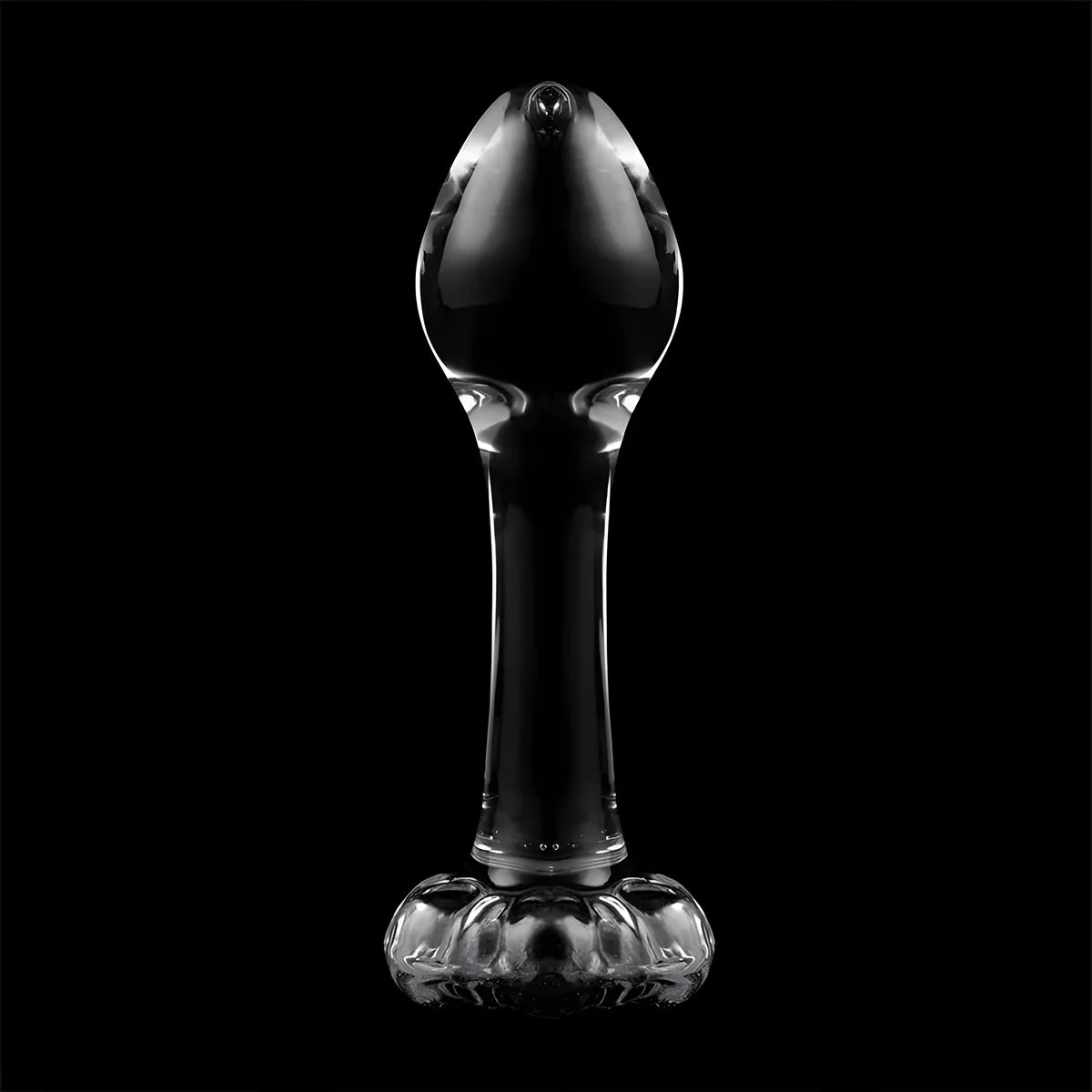 nebula series by ibiza plug anal modele 2 verre borosilicate clair 11 cm o 3 5 cm