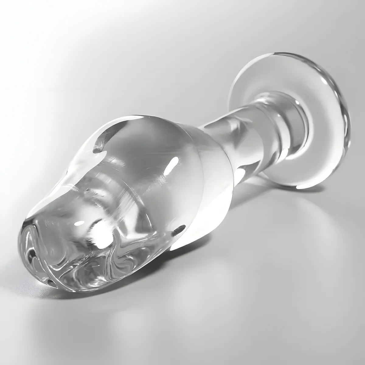 nebula series by ibiza plug anal modele 6 verre borosilicate clair 12 5 cm o 4 cm