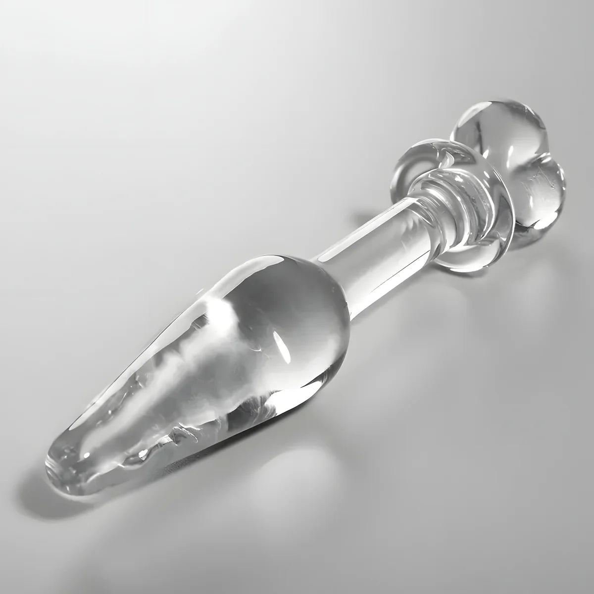 nebula series by ibiza plug anal modele 7 verre borosilicate clair 13 5 cm o 3 cm