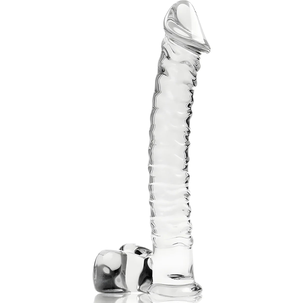 nebula series by ibiza modele 23 gode en verre borosilicate clair 21 5 cm o 4 cm