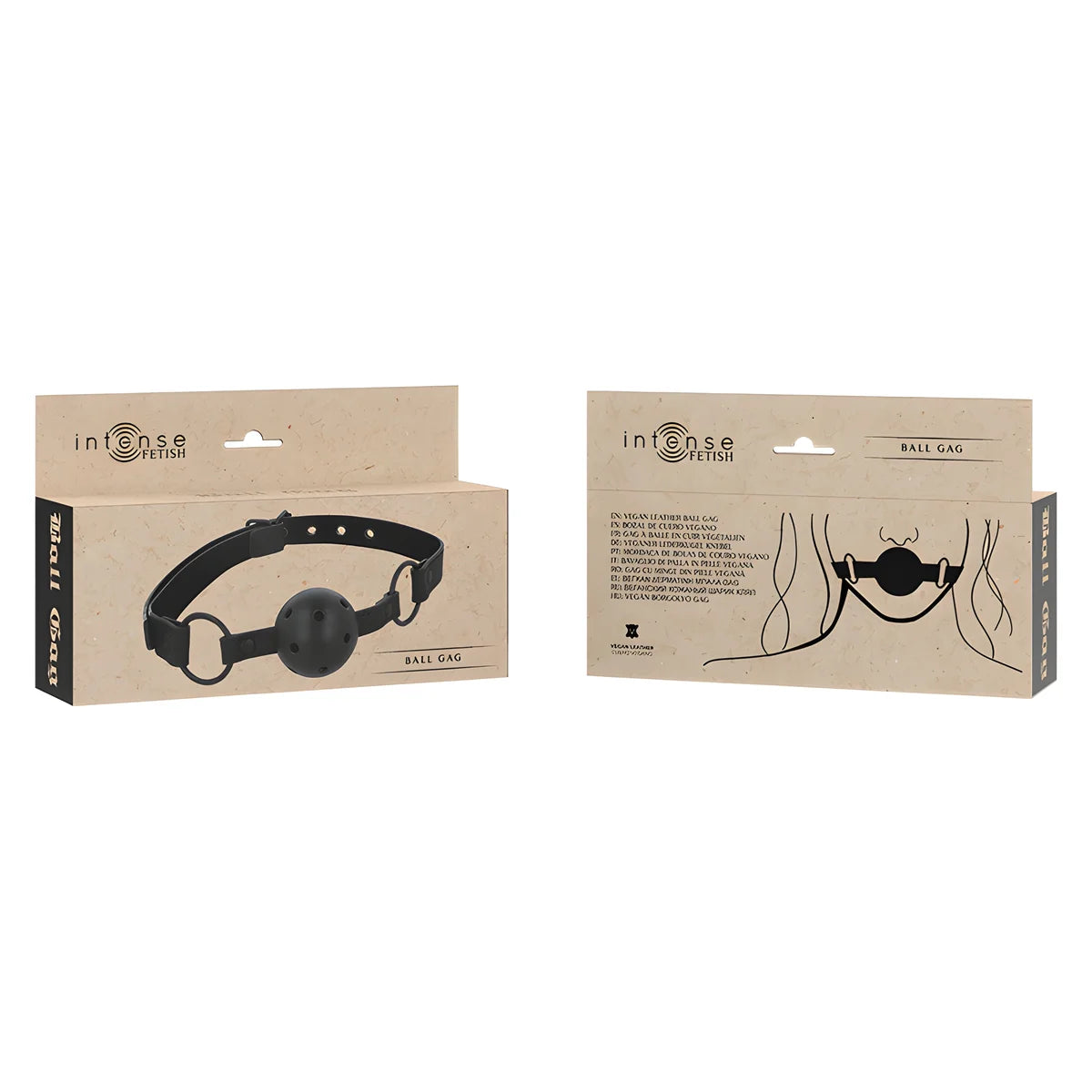 intense fetish billon balle en cuir vegetalien