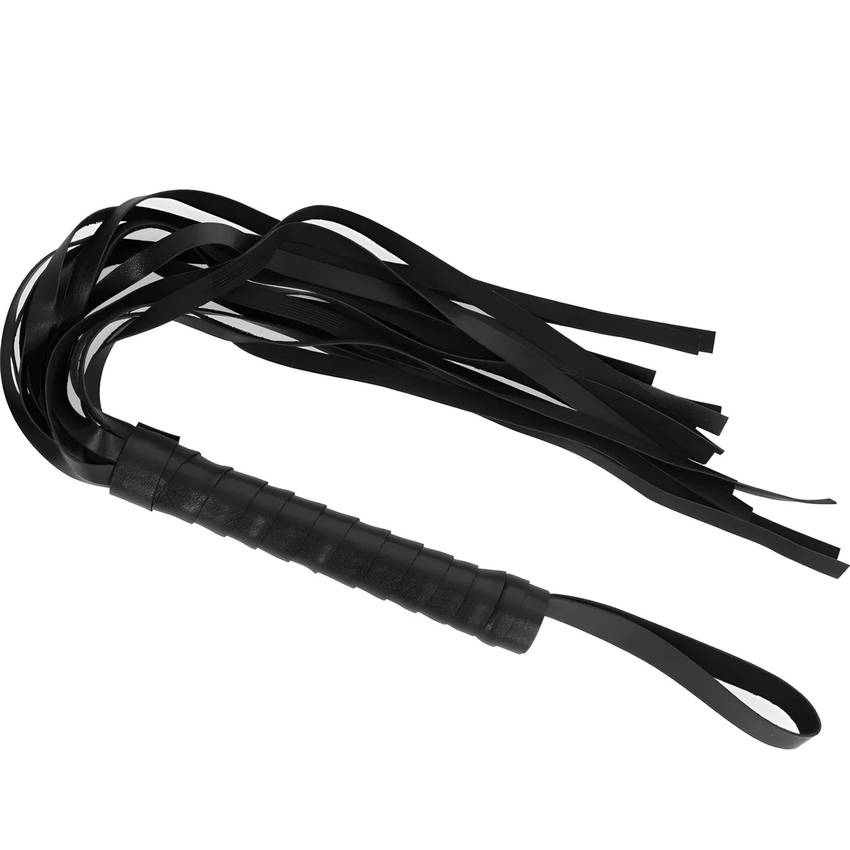 intense fetish flogger en cuir vegetalien