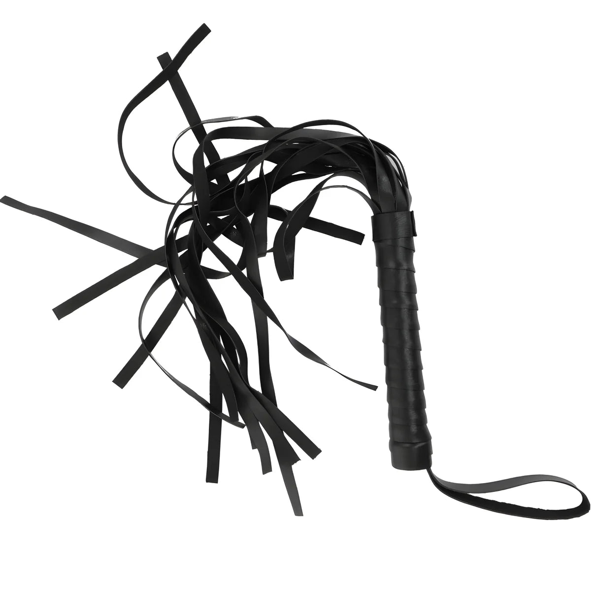 intense fetish flogger en cuir vegetalien