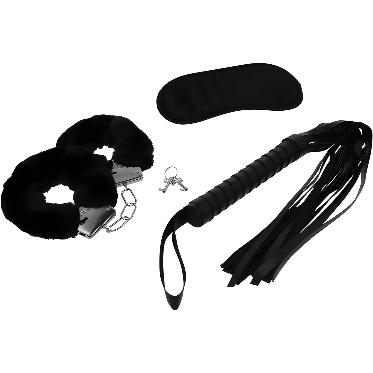 intense fetish playset erotique 1 avec menottes masque aveugle et flogger