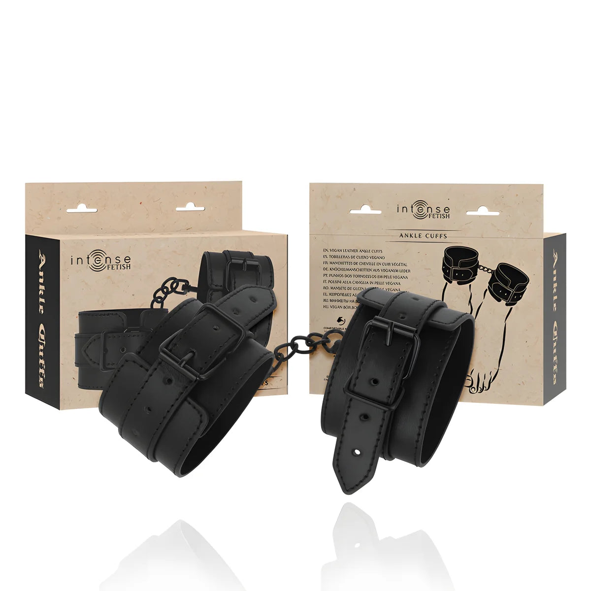 intense fetish chevilles en cuir vegetalien
