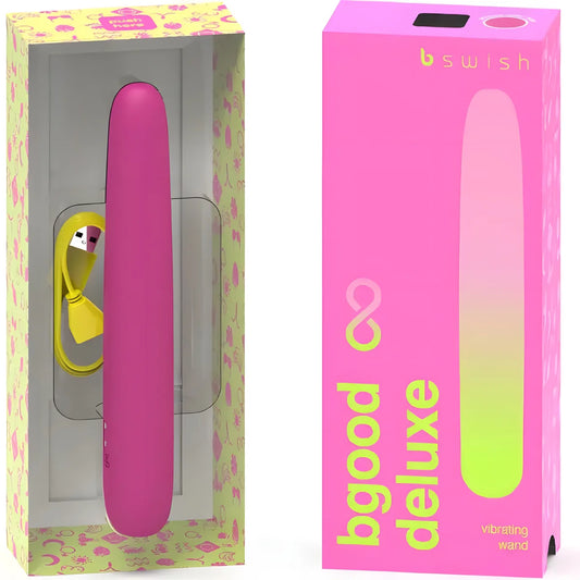 b swish vibrateur rechargeable b swish bgood infinite deluxe silicone rose