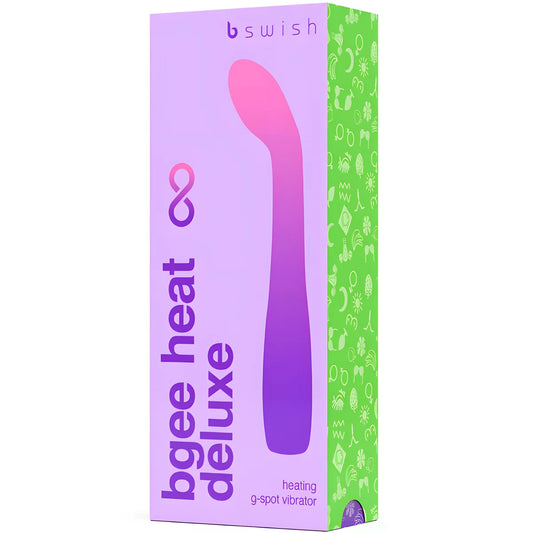 b swish vibrateur rechargeable bgee heat infinite deluxe lavande silicone