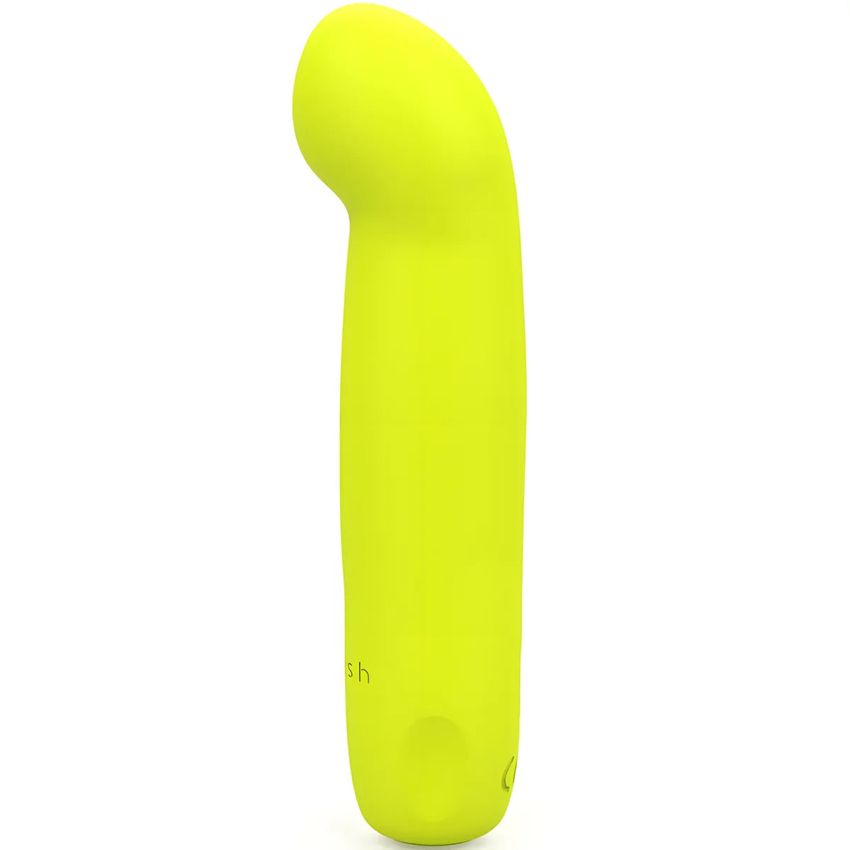 b swish vibrateur en silicone rechargeable bcute curve infinite classic jaune