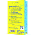b swish vibrateur en silicone rechargeable bcute curve infinite classic jaune