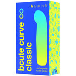 B SWISH - VIBRATEUR RECHARGEABLE BCUTE CURVE INFINITE CLASSIQUE BLEU SILICONE - Vignette | Adopt1toy