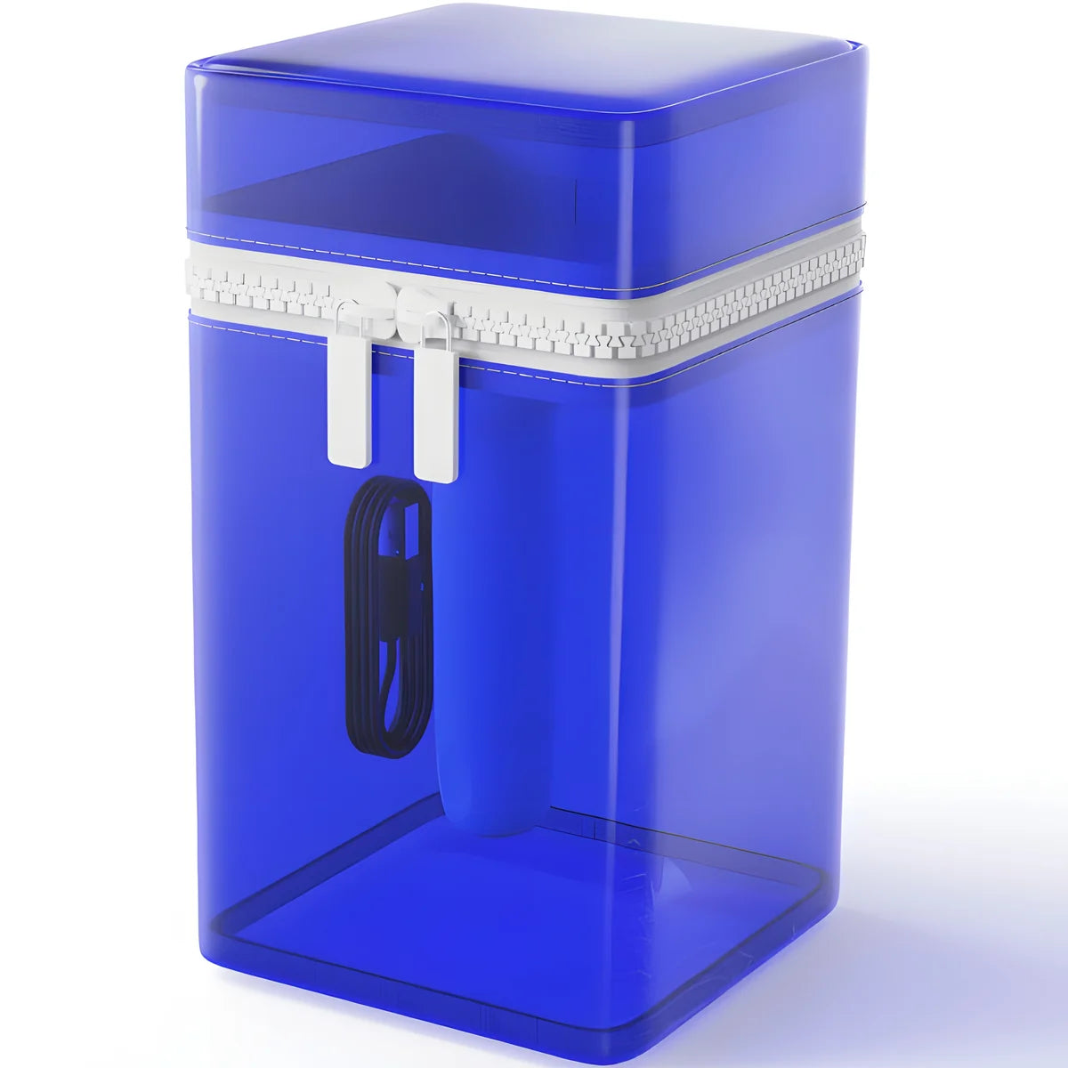 b swish vibrateur rechargeable en silicone bleu bcute curve infinite classic edition limitee