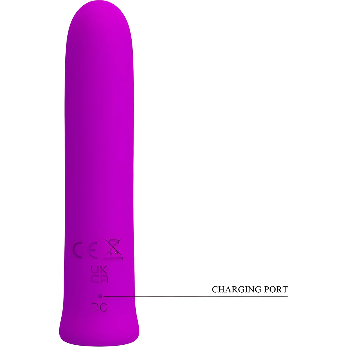 pretty love vibrateur curtis mini super power 12 vibrations en silicone violette