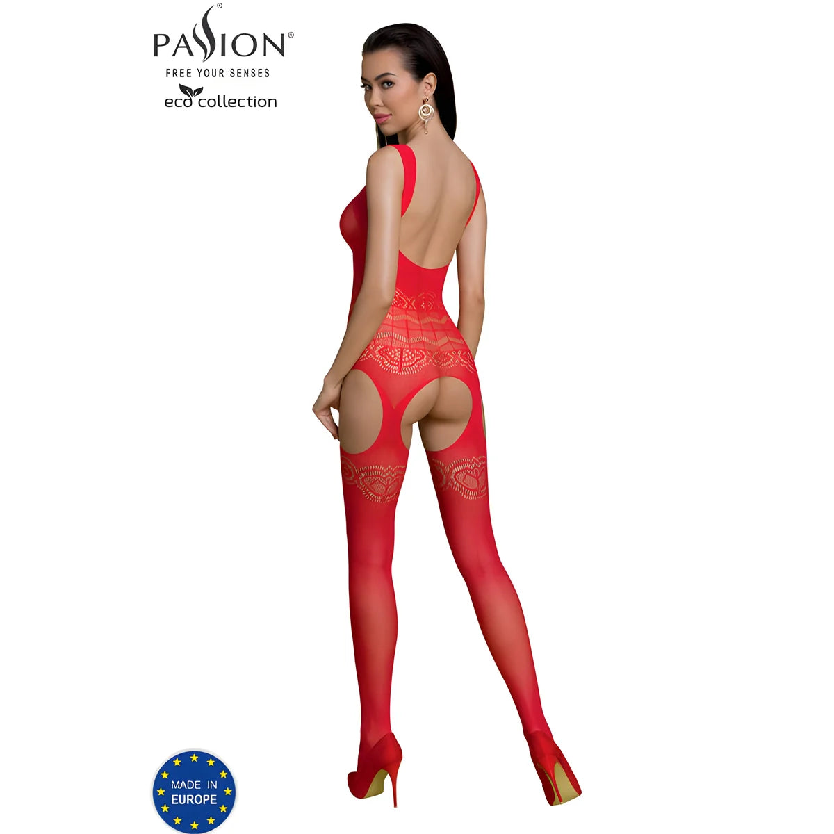 passion bodystocking eco collection eco bs005 noir