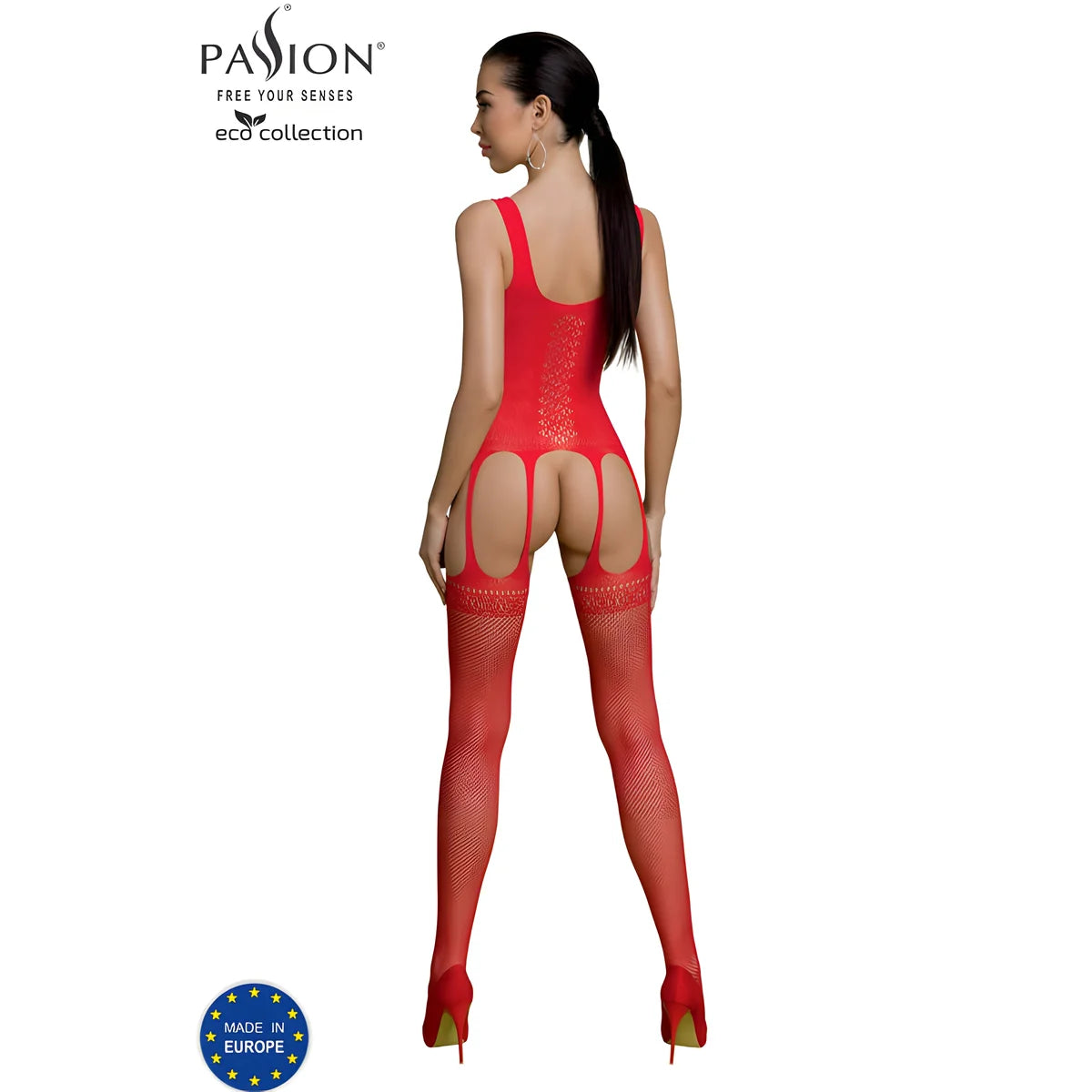 passion bodystocking eco collection eco bs007 noir