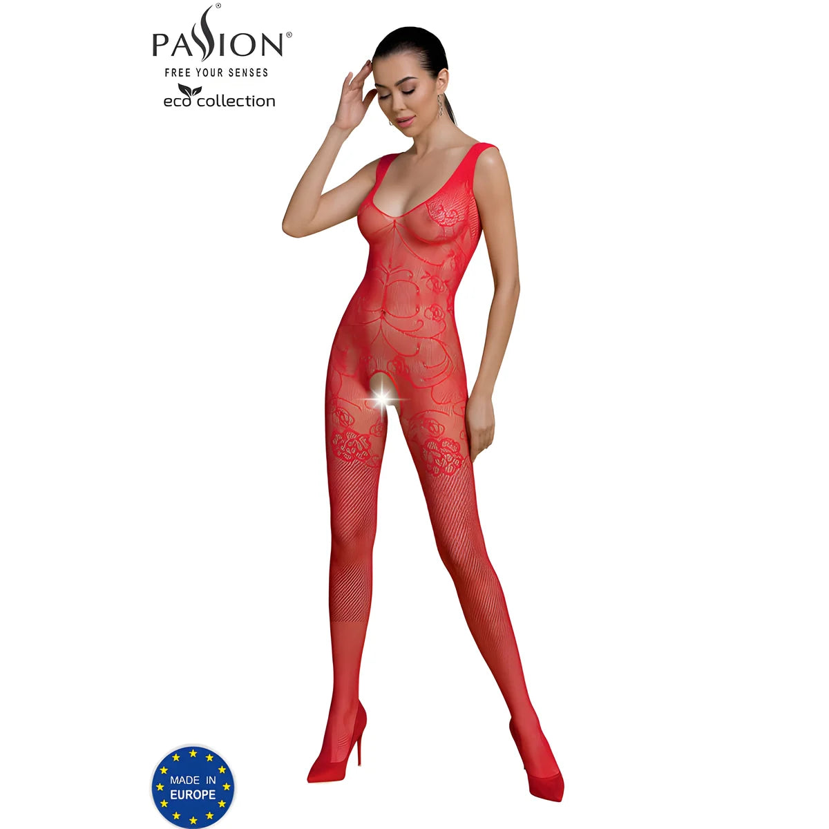 passion bodystocking eco collection eco bs012 noir