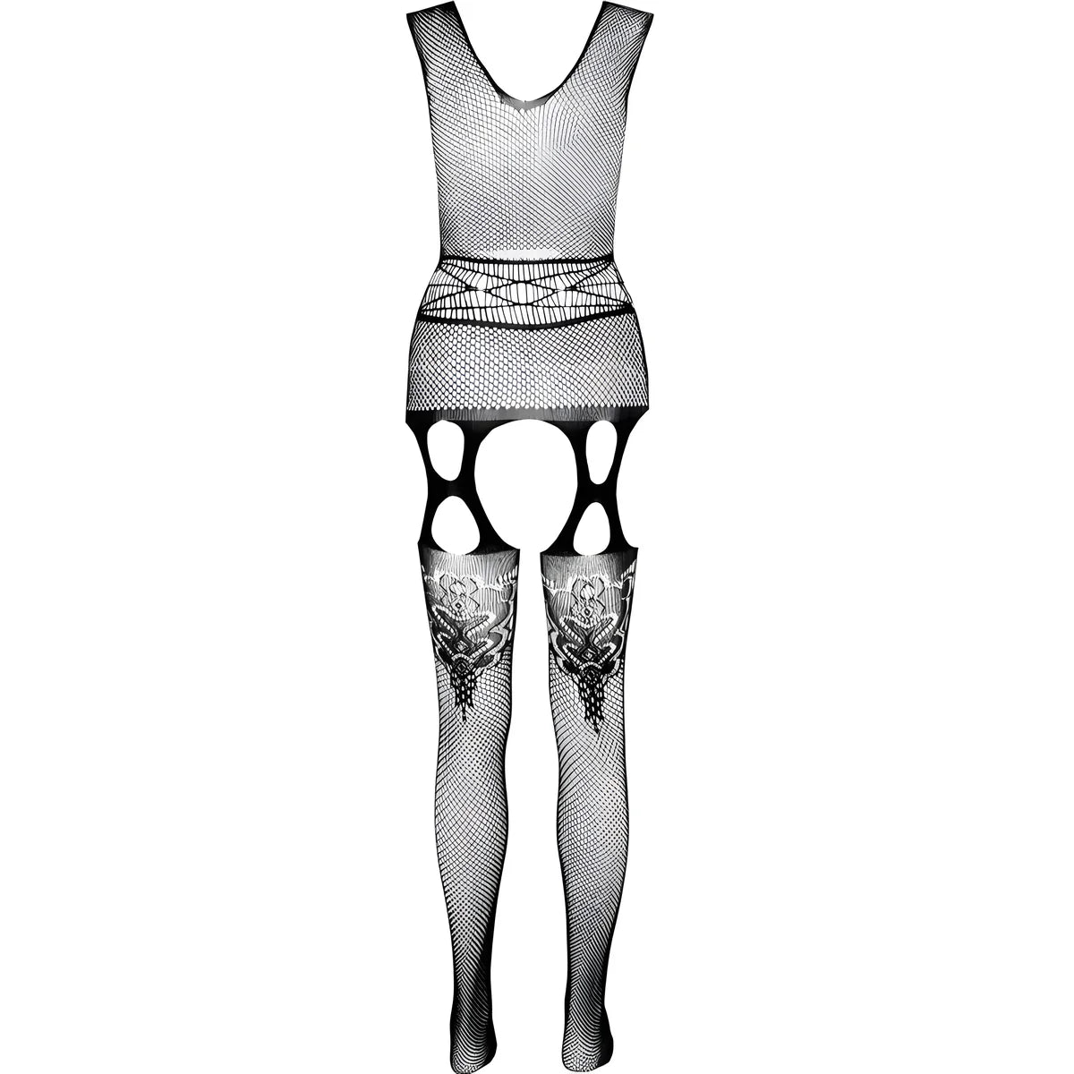 passion bodystocking eco collection eco bs014 noir