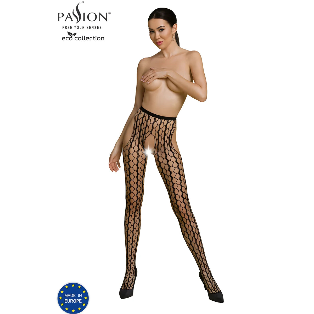 passion bodystocking eco collection eco s007 noir