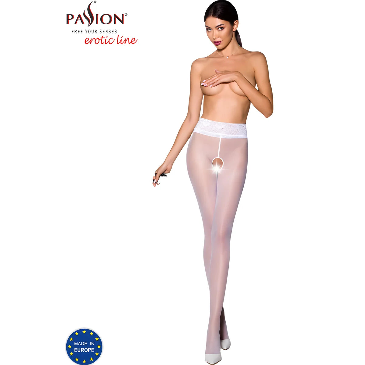 passion tiopen 008 collant blanc 1 2 30 den