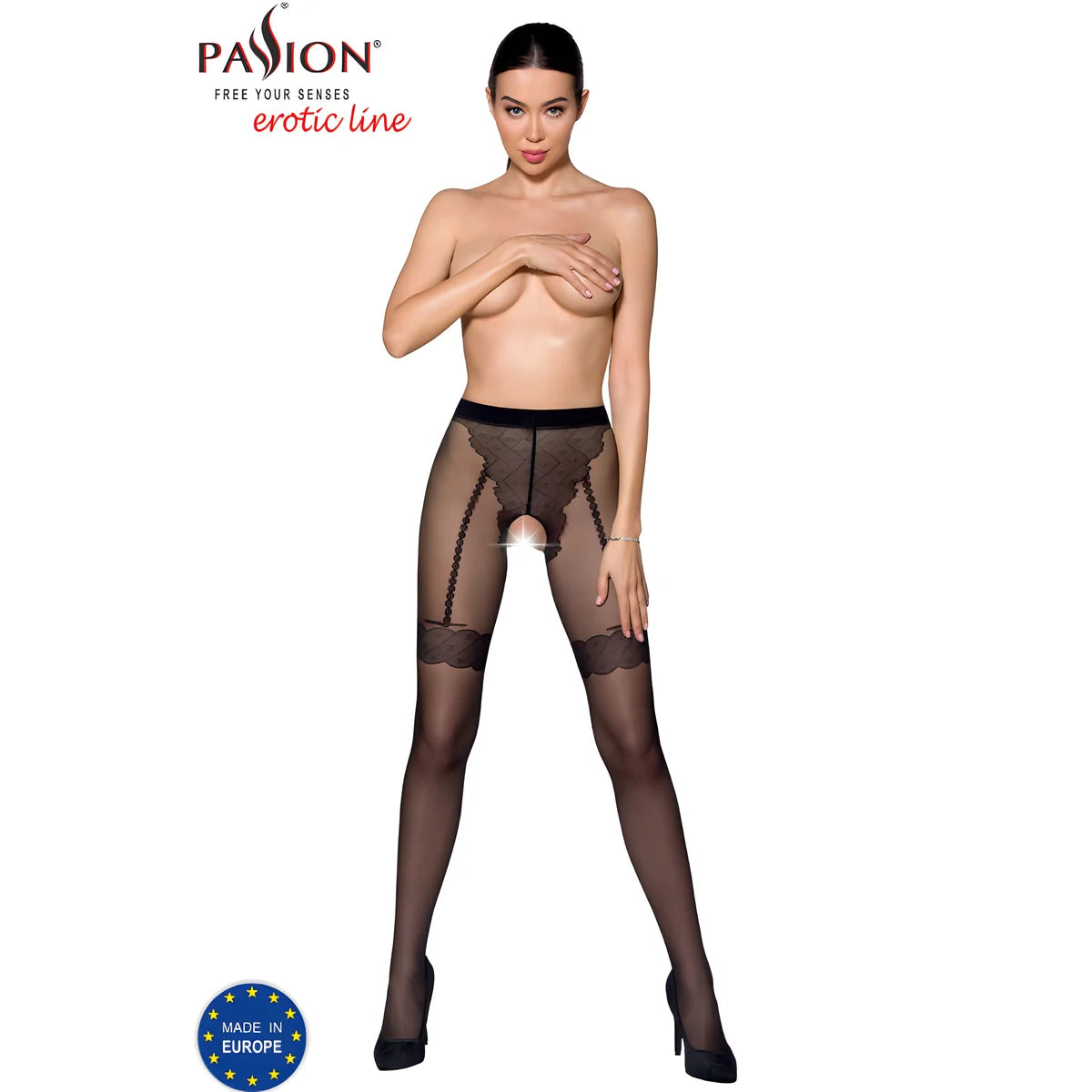 passion tiopen 016 collant noir 1 2 20 den