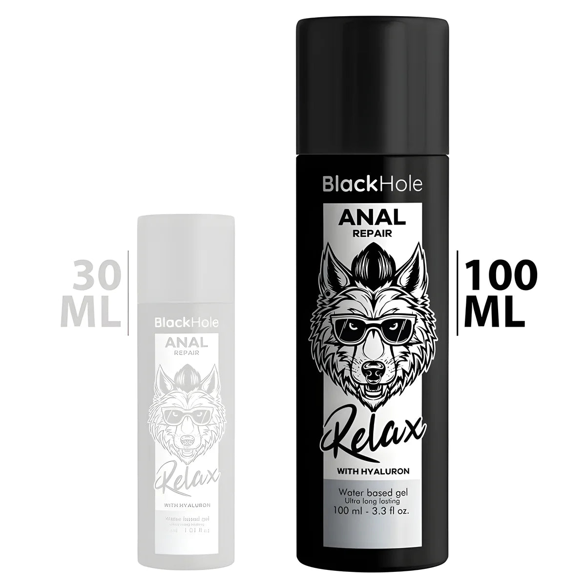 black hole reparation anal a base deau relax avec hyaluron 100 ml