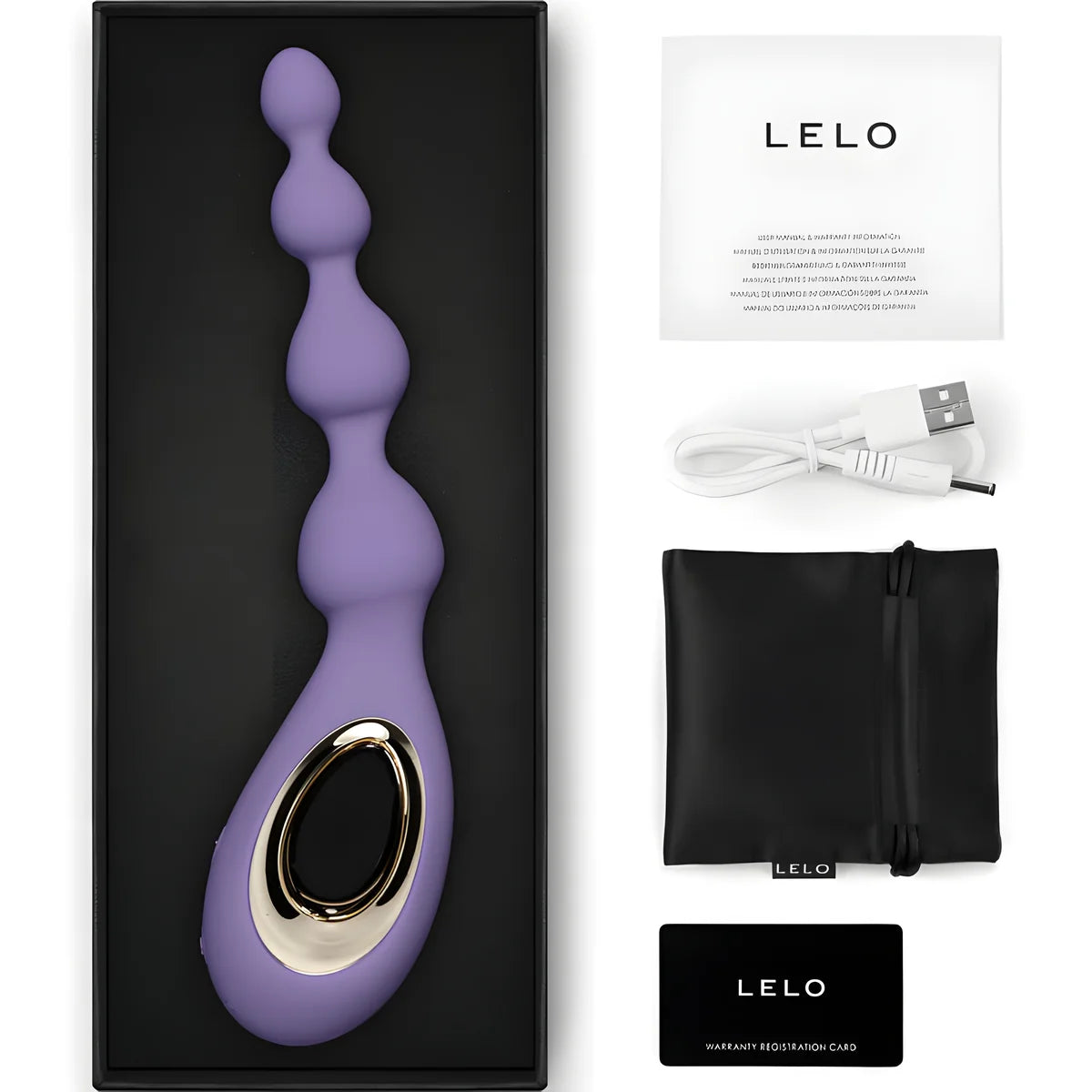 lelo masseur anal violette soraya beads