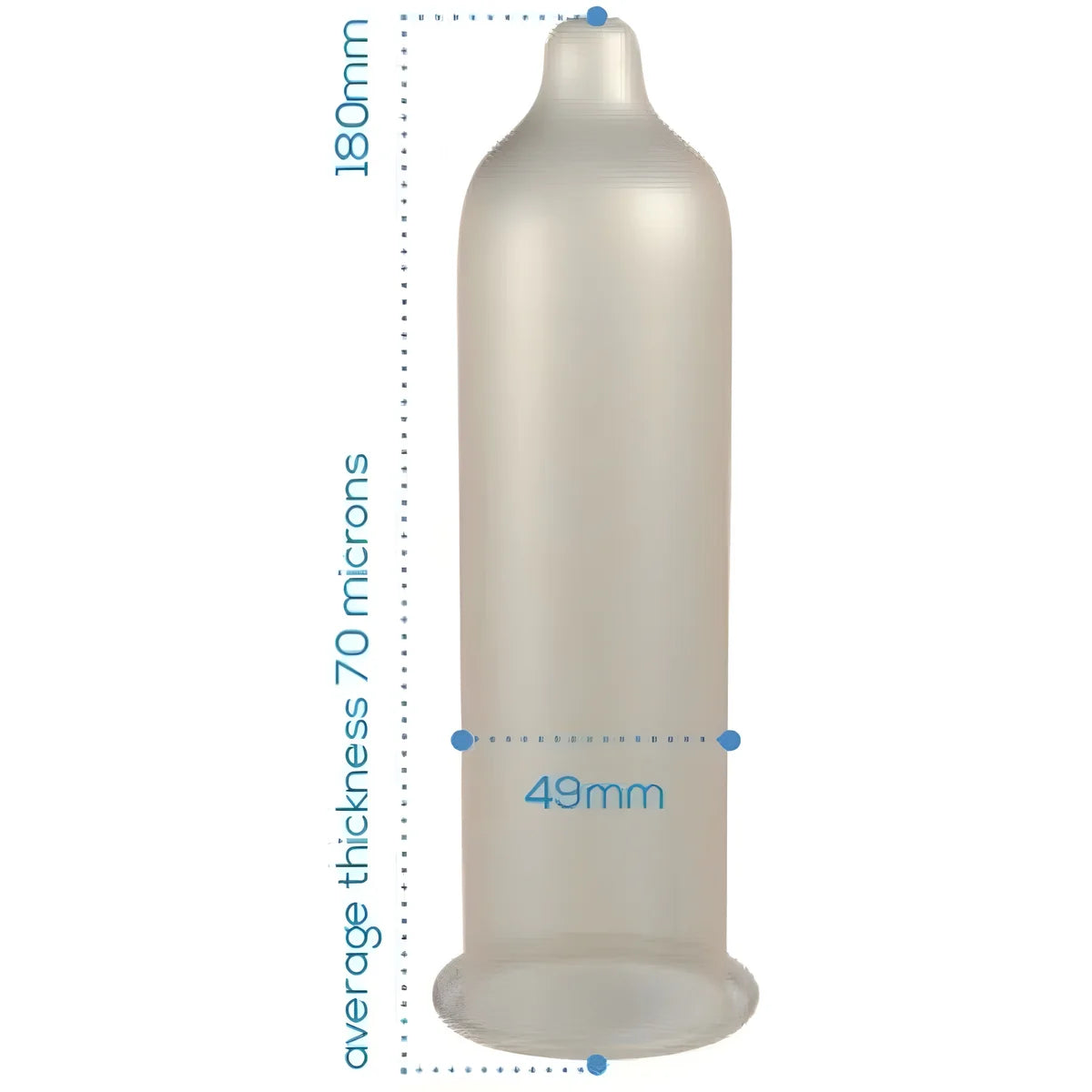 pasante preservatifs trim closer fit sac 144 unites